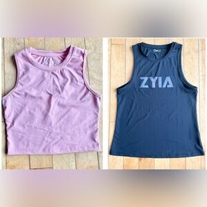 Zyia Activewear Performance Tank Top Bundle Lot Size Medium